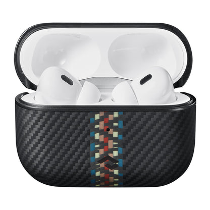 Airpods Pro 2 Kılıf M-safe Şarj Özellikli 600D Aramid Fiber Pitaka Orchestra Serisi Rhapsody Kılıf