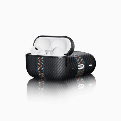 Airpods Pro 2 Kılıf M-safe Şarj Özellikli 600D Aramid Fiber Pitaka Orchestra Serisi Rhapsody Kılıf