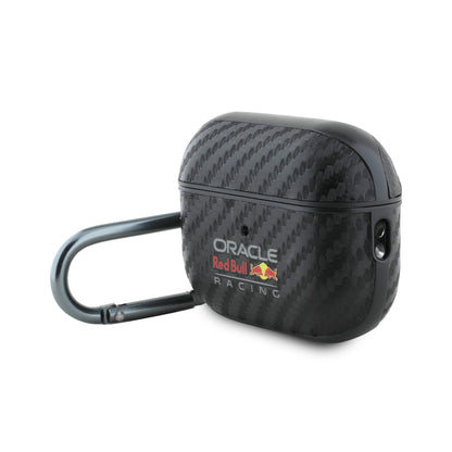 Airpods Pro 2 Kılıf Redbull Orijinal Lisanslı PU Karbon Fiber Tasarımlı Askı Aparatlı Kılıf