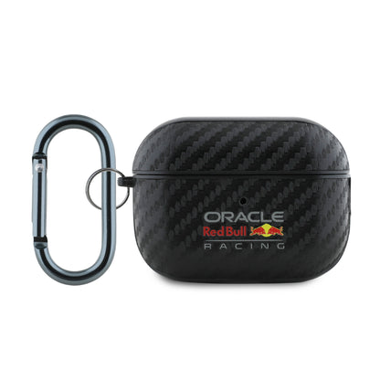 Airpods Pro 2 Kılıf Redbull Orijinal Lisanslı PU Karbon Fiber Tasarımlı Askı Aparatlı Kılıf