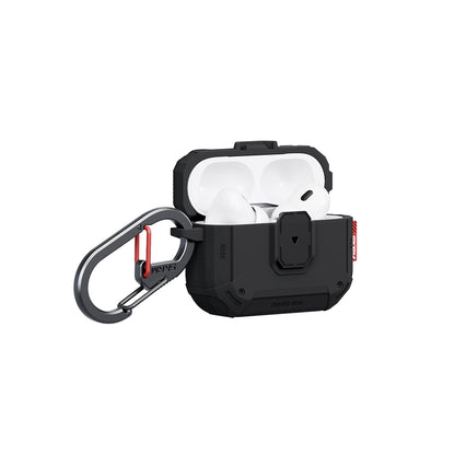 Airpods Pro 3 Kılıf Airbagli Yivli Köşe Kilit Tasarımlı 360 Derece Koruma Skinarma Mecha LE Kılıf