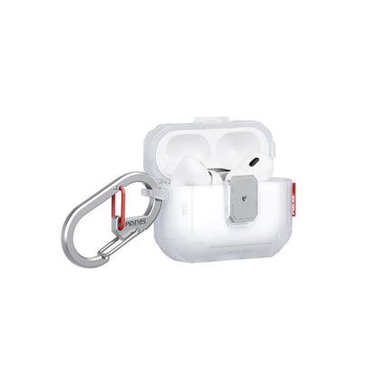 Airpods Pro 3 Kılıf Airbagli Yivli Köşe Kilit Tasarımlı 360 Derece Koruma Skinarma Mecha LE Kılıf