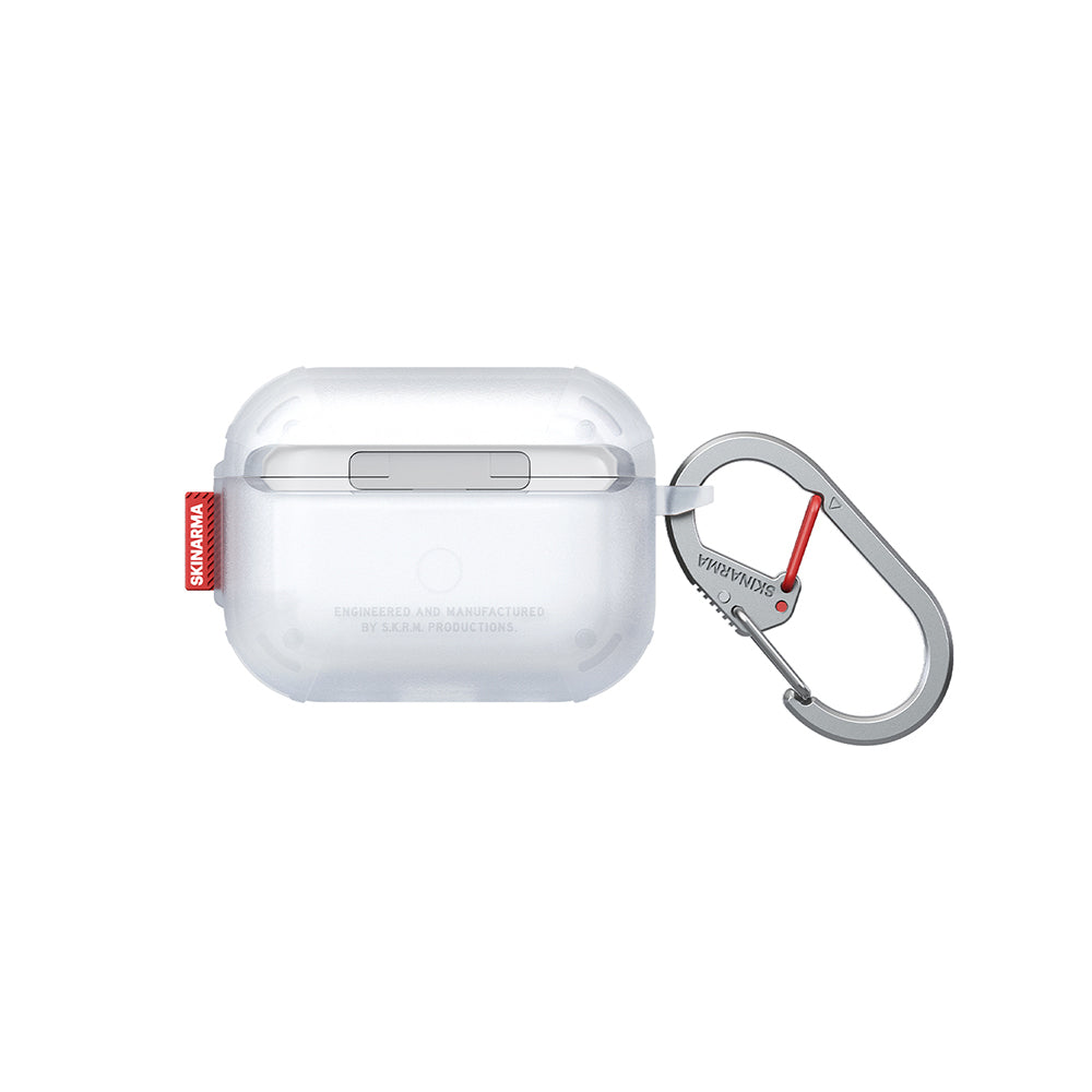 Airpods Pro 3 Kılıf Airbagli Yivli Köşe Kilit Tasarımlı 360 Derece Koruma Skinarma Mecha LE Kılıf