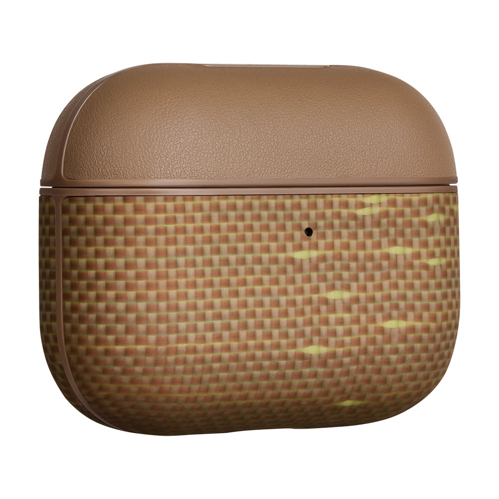 Airpods Pro 3 Kılıf Aramid Fiber Pitaka Glints of Gold Serisi Kılıf