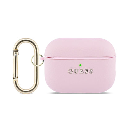 Airpods Pro 3 Kılıf Guess Orijinal Lisanslı Anahtarlıklı PU Deri Kılıf