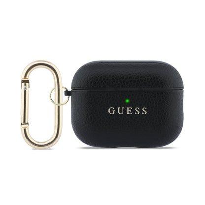 Airpods Pro 3 Kılıf Guess Orijinal Lisanslı Anahtarlıklı PU Deri Kılıf