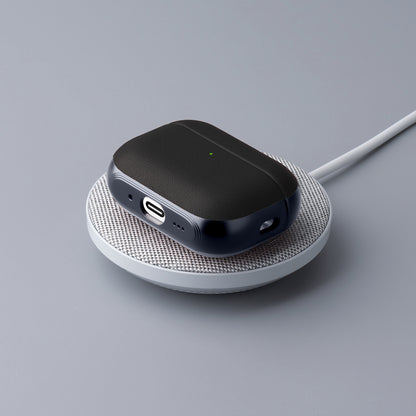 AirPods Pro 3 Kılıf M-Safe Şarj Özellikli Mutural Poying Serisi Deri Tasarımlı Kılıf