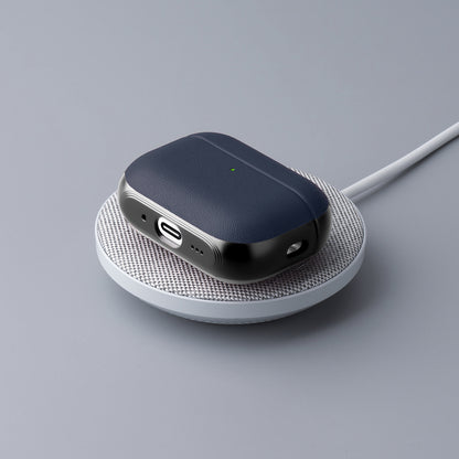 AirPods Pro 3 Kılıf M-Safe Şarj Özellikli Mutural Poying Serisi Deri Tasarımlı Kılıf