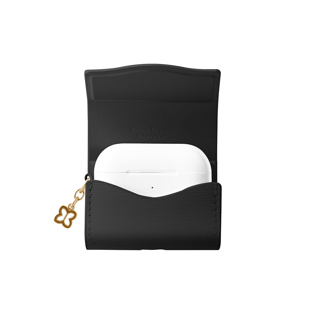 Airpods Pro 3 Kılıf PU Deri Çanta Tasarımlı Coehl Mirelle Serisi Kılıf