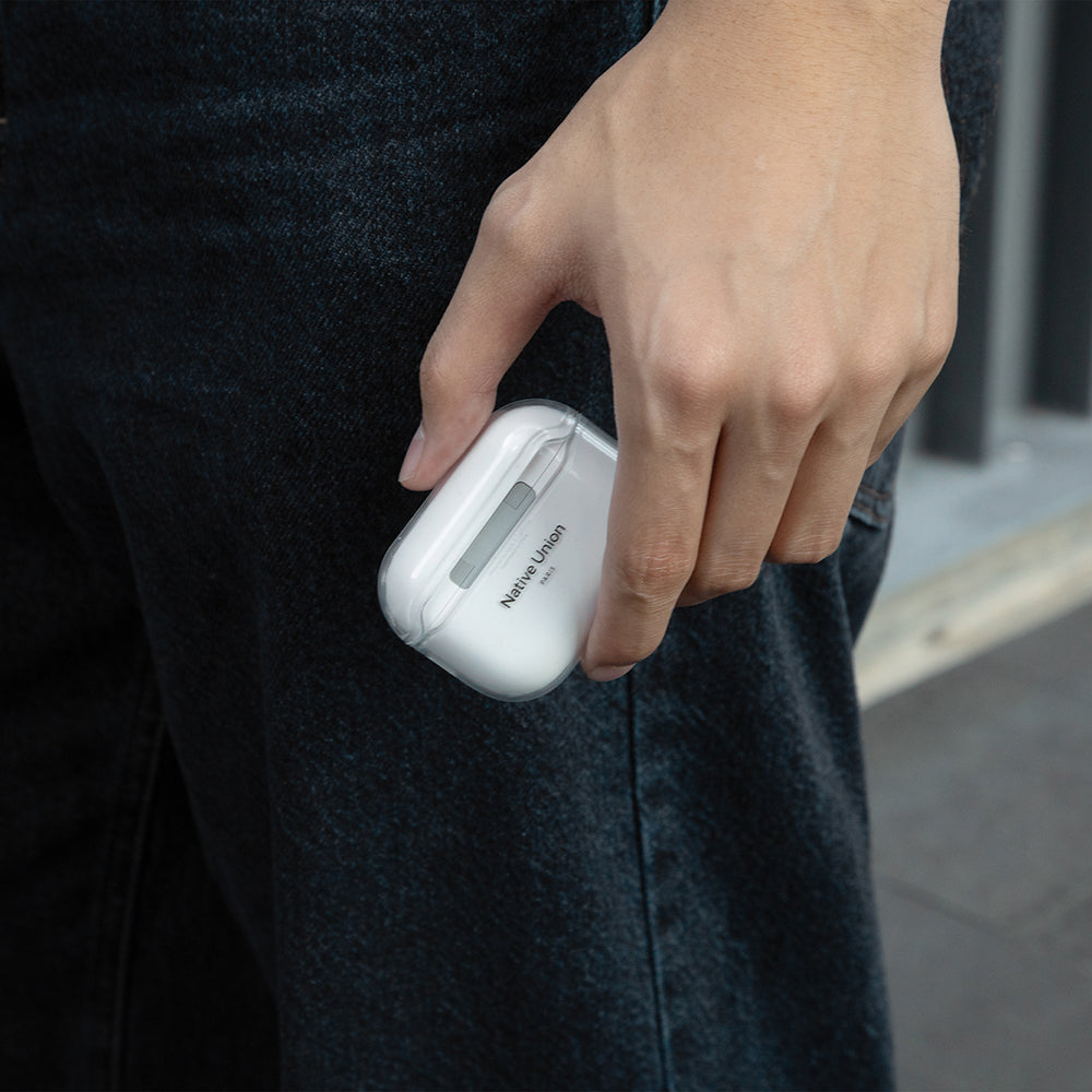 AirPods Pro 3 Kılıf Qi M-Safe Şarj Özellikli Native Union Clear Serisi Silikon Kılıf