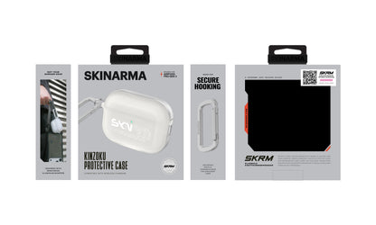 Airpods Pro 3 Kılıf Skinarma Transparan Mat Tasarım Kinzoku Kılıf