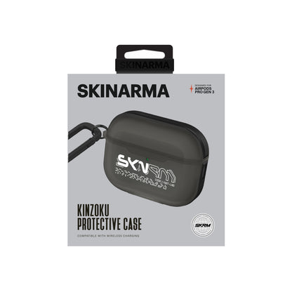 Airpods Pro 3 Kılıf Skinarma Transparan Mat Tasarım Kinzoku Kılıf