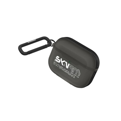 Airpods Pro 3 Kılıf Skinarma Transparan Mat Tasarım Kinzoku Kılıf