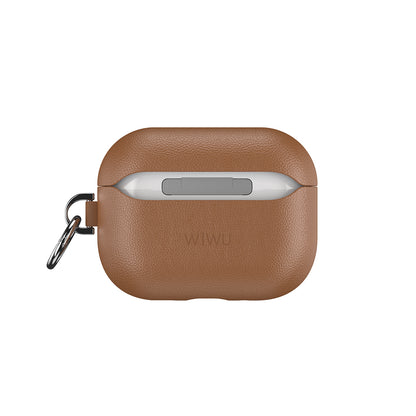 AirPods Pro 3 Wiwu HC-201 Parmak İzi Bırakmayan Deri Kılıf