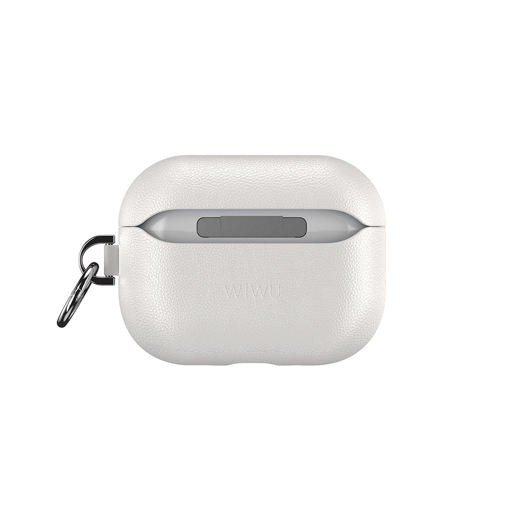 AirPods Pro 3 Wiwu HC-201 Parmak İzi Bırakmayan Deri Kılıf