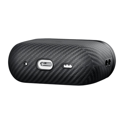 Airpods Pro Kılıf 600D Aramid Fiber Pitaka Classic Serisi Black-Grey Twill Kılıf