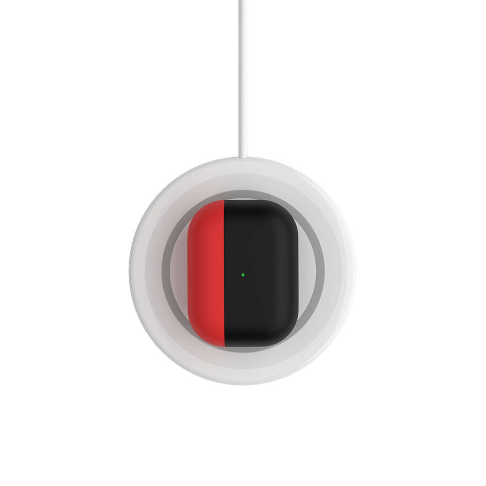 Airpods Pro Kılıf Boyun Askılı Parlayan Düğmeli Lisanslı Switcheasy Colors Silikon Kılıf