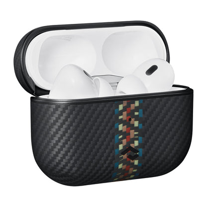 Airpods Pro Kılıf M-safe Şarj Özellikli 600D Aramid Fiber Pitaka Orchestra Serisi Rhapsody Kılıf