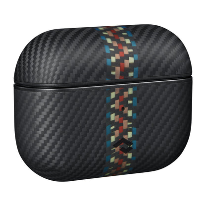 Airpods Pro Kılıf M-safe Şarj Özellikli 600D Aramid Fiber Pitaka Orchestra Serisi Rhapsody Kılıf