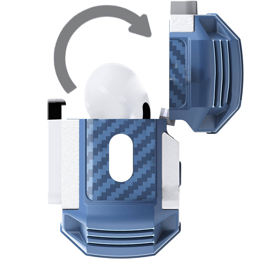 Airpods Pro Zore Airbag 35 Darbelere Karşı Dayanıklı Düğmeli Kılıf