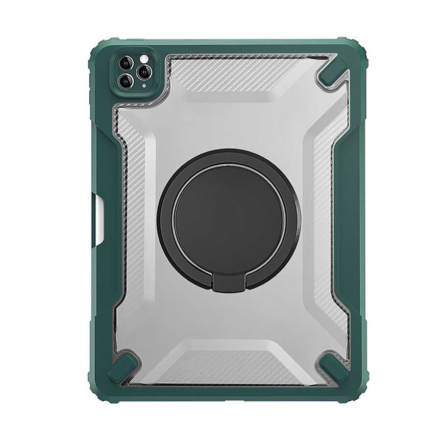 iPad 10.2 2021 (9.Nesil) Wiwu Mecha Dönebilen Standlı Tablet Kılıfı
