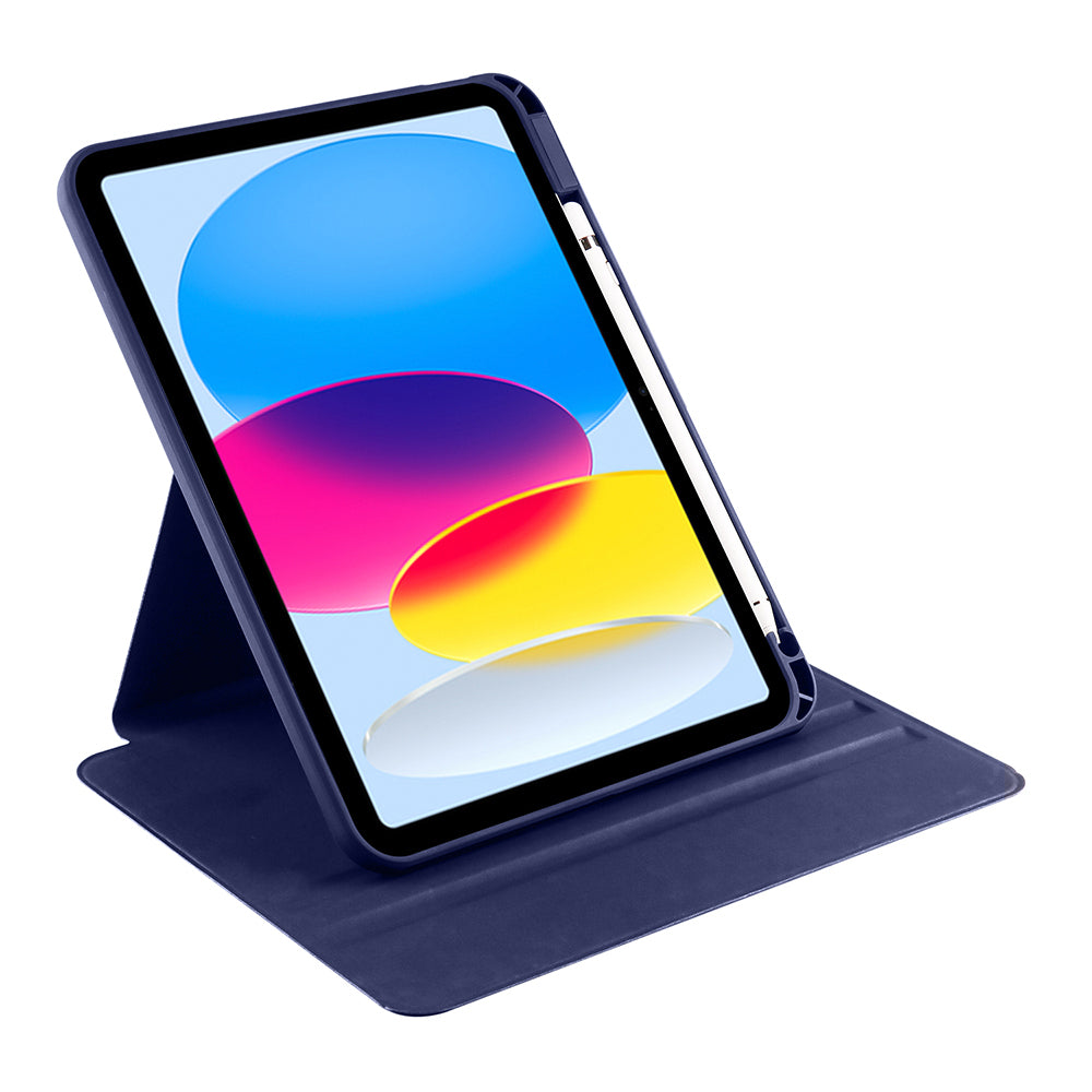iPad 10.9 2022 (10.Nesil) Kılıf Zore Termik Kalem Bölmeli Dönebilen Standlı Kılıf