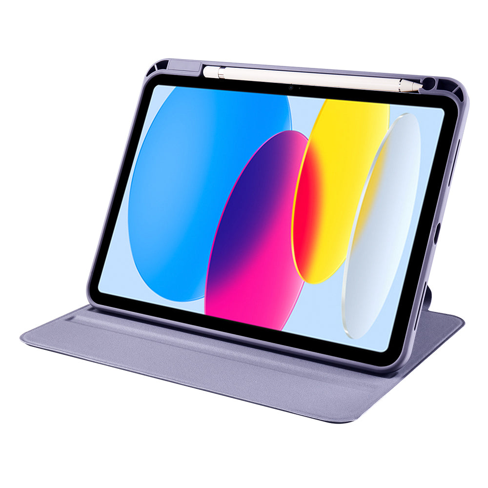 iPad 10.9 2022 (10.Nesil) Kılıf Zore Termik Kalem Bölmeli Dönebilen Standlı Kılıf