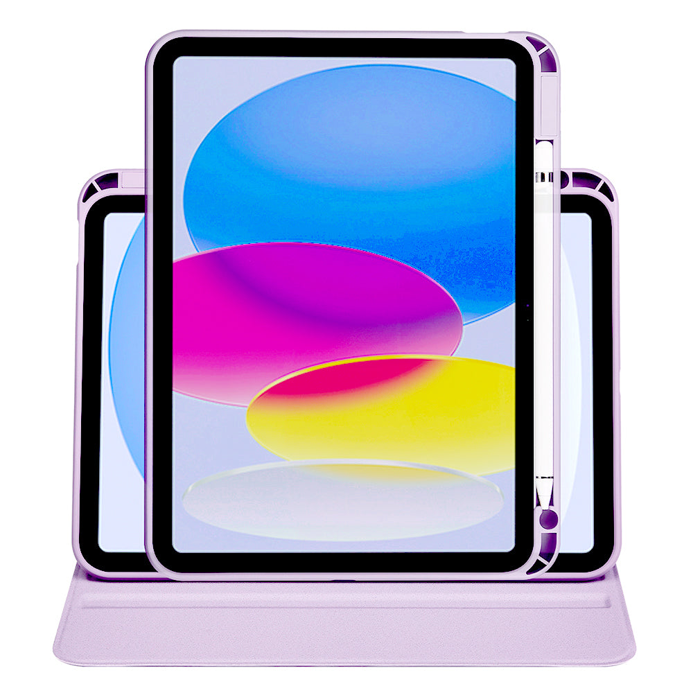 iPad 10.9 2022 (10.Nesil) Kılıf Zore Termik Kalem Bölmeli Dönebilen Standlı Kılıf