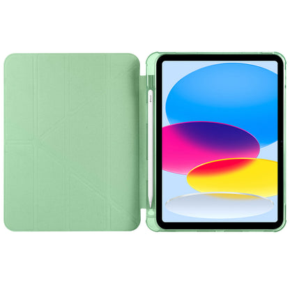 iPad 10.9 2022 (10.Nesil) Kılıf Zore Tri Folding Kalem Bölmeli Standlı Kılıf
