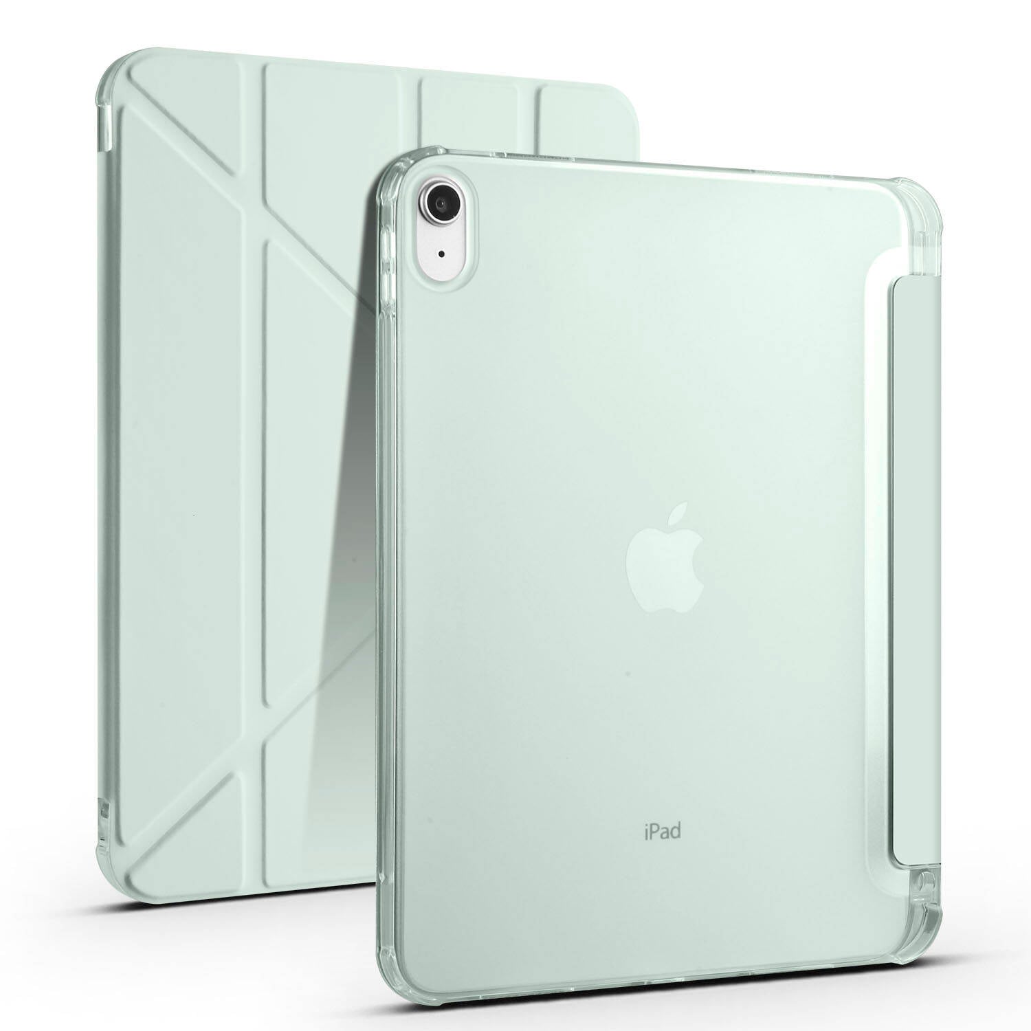 iPad 10.9 2022 (10.Nesil) Kılıf Zore Tri Folding Kalem Bölmeli Standlı Kılıf