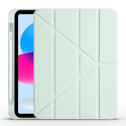 iPad 10.9 2022 (10.Nesil) Kılıf Zore Tri Folding Kalem Bölmeli Standlı Kılıf