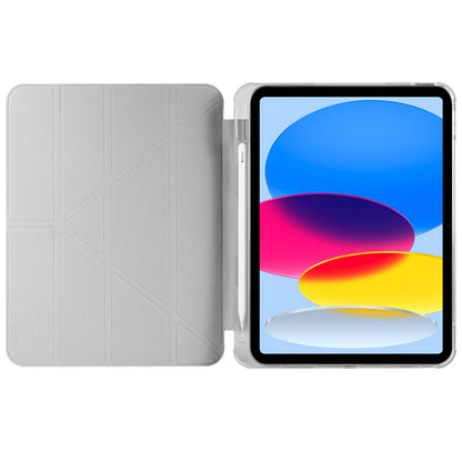 iPad 10.9 2022 (10.Nesil) Kılıf Zore Tri Folding Kalem Bölmeli Standlı Kılıf