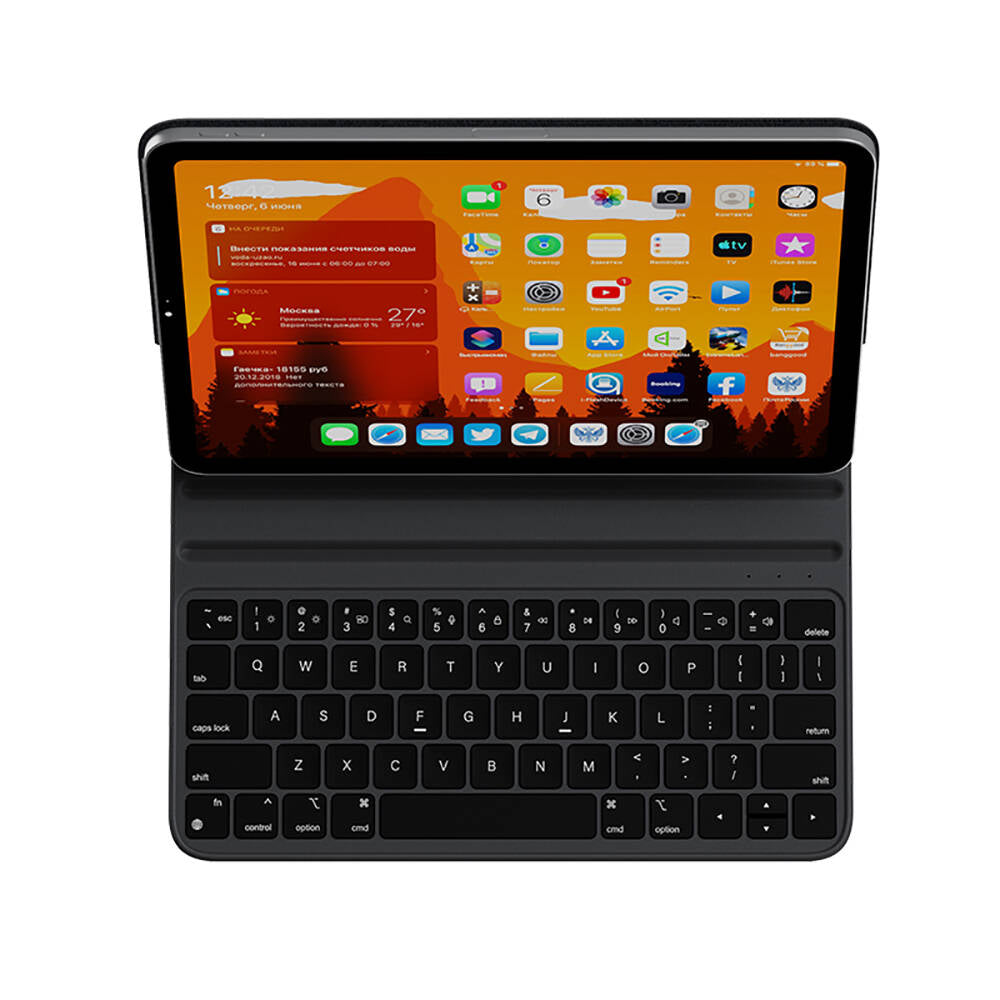 iPad 10.9 2022 (10.Nesil) Wiwu F15 Klavyeli Standlı Magnetik Kılıf