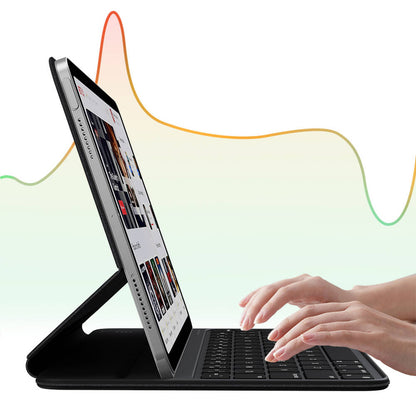 iPad 10.9 2022 (10.Nesil) Wiwu F15 Klavyeli Standlı Magnetik Kılıf