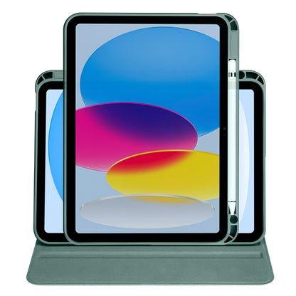 iPad 11.Nesil 2025 Kılıf Zore Termik Kalem Bölmeli Dönebilen Standlı Kılıf