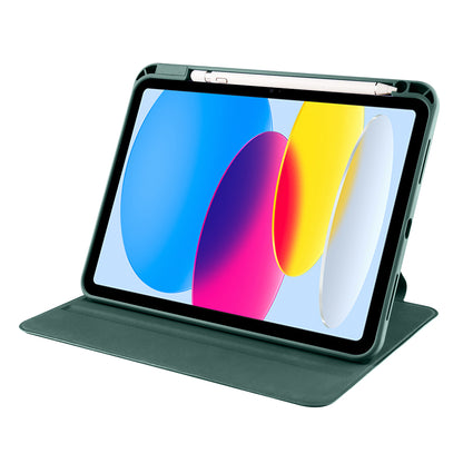 iPad 11.Nesil 2025 Kılıf Zore Termik Kalem Bölmeli Dönebilen Standlı Kılıf