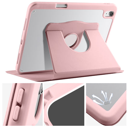 iPad 11.Nesil 2025 Kılıf Zore Termik Kalem Bölmeli Dönebilen Standlı Kılıf