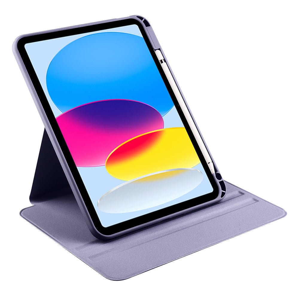 iPad 11.Nesil 2025 Kılıf Zore Termik Kalem Bölmeli Dönebilen Standlı Kılıf