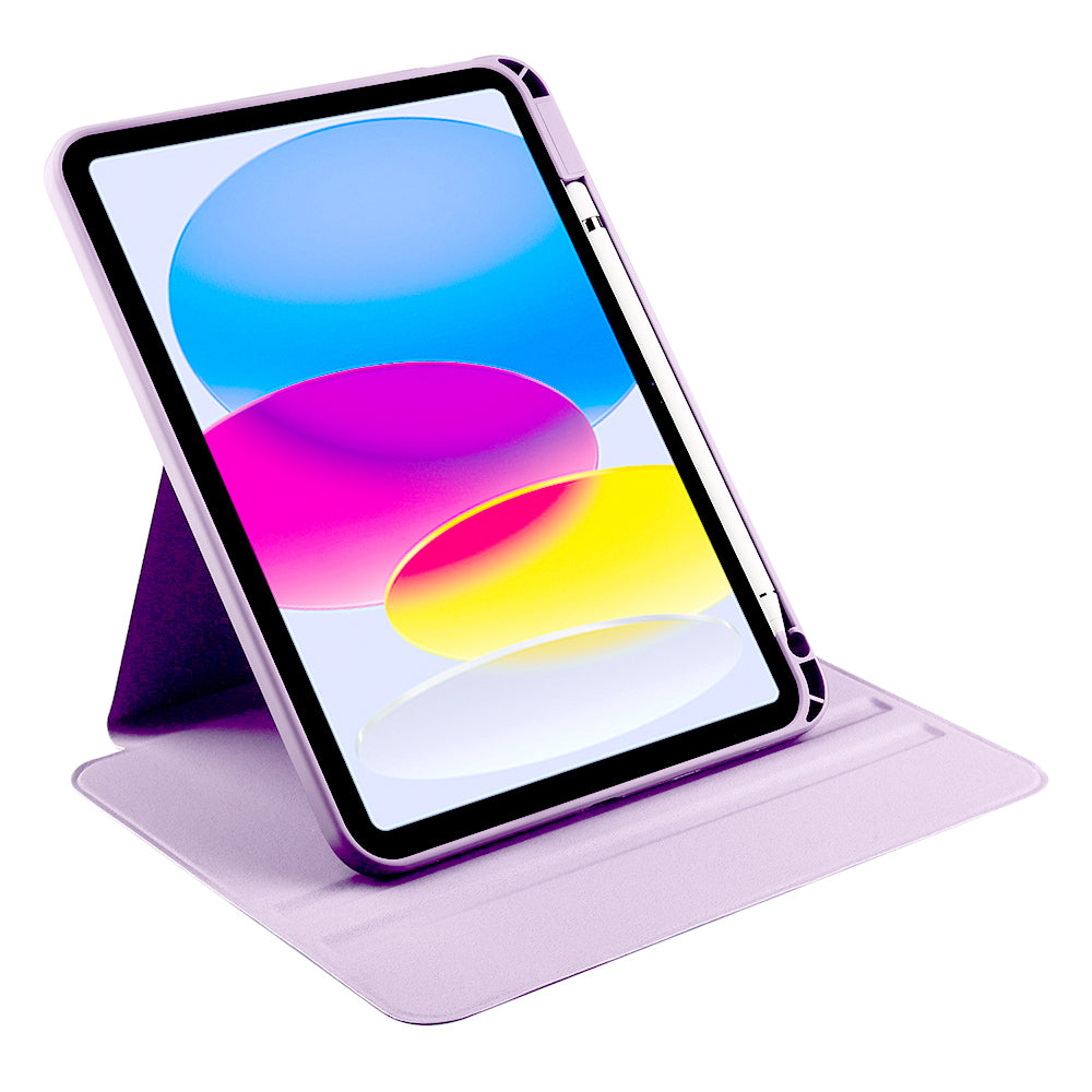 iPad 11.Nesil 2025 Kılıf Zore Termik Kalem Bölmeli Dönebilen Standlı Kılıf