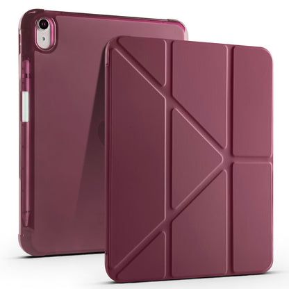 iPad 11.Nesil 2025 Kılıf Zore Tri Folding Kalem Bölmeli Standlı Kılıf