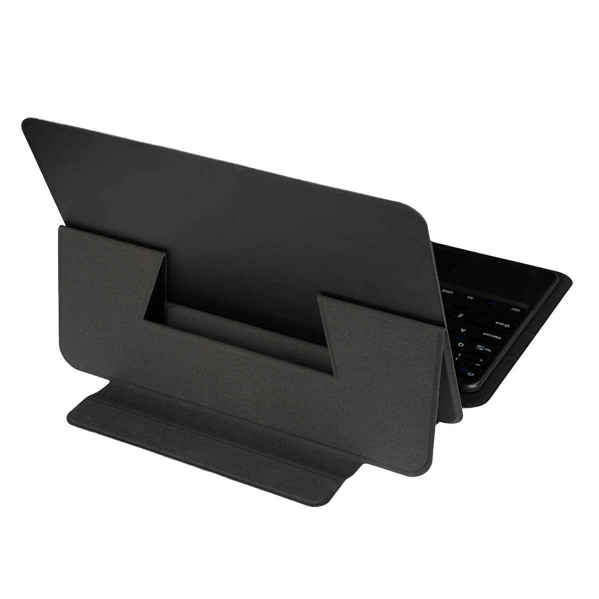 iPad 11.Nesil 2025 Zore Border Keyboard Bluetooh Bağlantılı Standlı Klavyeli Tablet Kılıfı