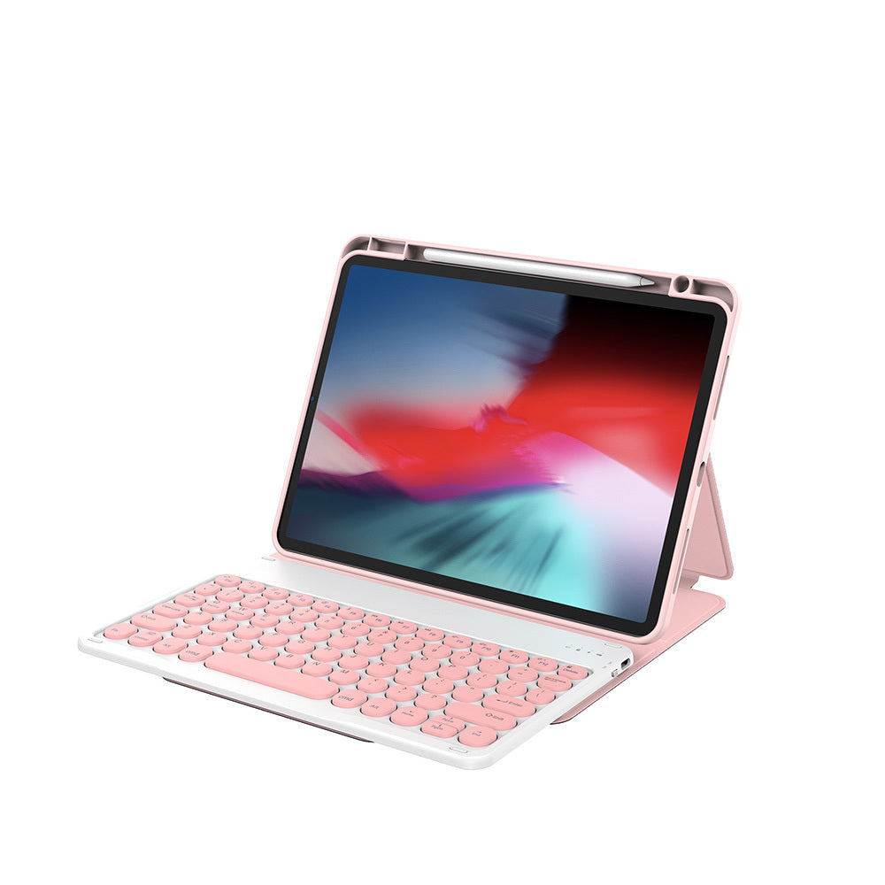 iPad Air 10.9 2022 (5.Nesil) Wiwu Protective Gizli Kalem Bölmeli Klavyeli Kılıf