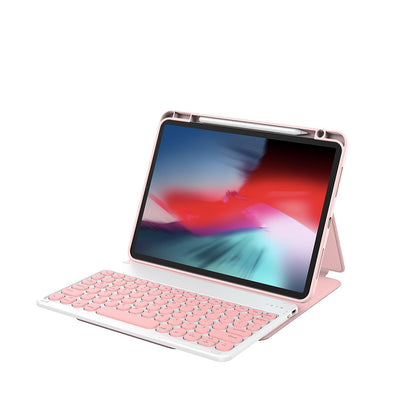 iPad Air 10.9 2022 (5.Nesil) Wiwu Protective Gizli Kalem Bölmeli Klavyeli Kılıf