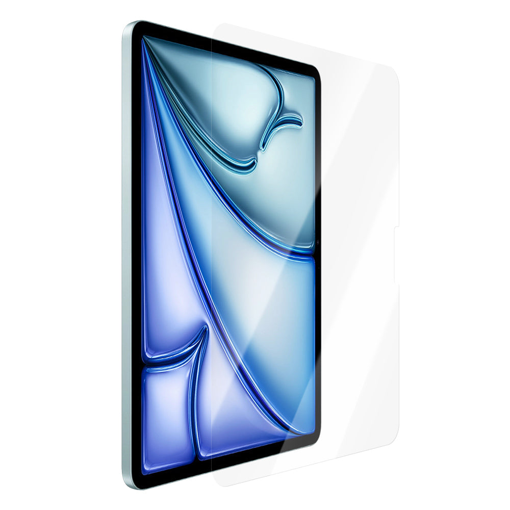 iPad Air 11 2024 CaseWorld Steel Shield Serisi Temperli Cam Ekran Koruyucu + Uygulama Aparatı