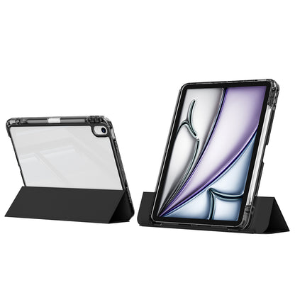 iPad Air 11 2024 Kılıf Magnetik Ayrılabilen Airbagli Zore Sliding Tablet Kılıfı