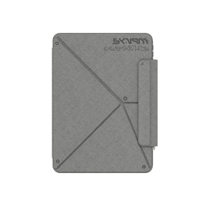 iPad Air 11 2024 Kılıf Skinarma Kalemlikli Dokulu Tasarım Standlı Magnetik Trilon Kılıf