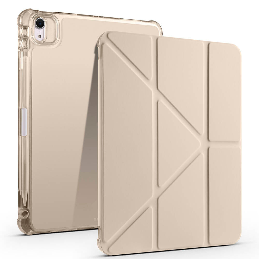 iPad Air 11 2024 Kılıf Zore Tri Folding Kalem Bölmeli Standlı Kılıf