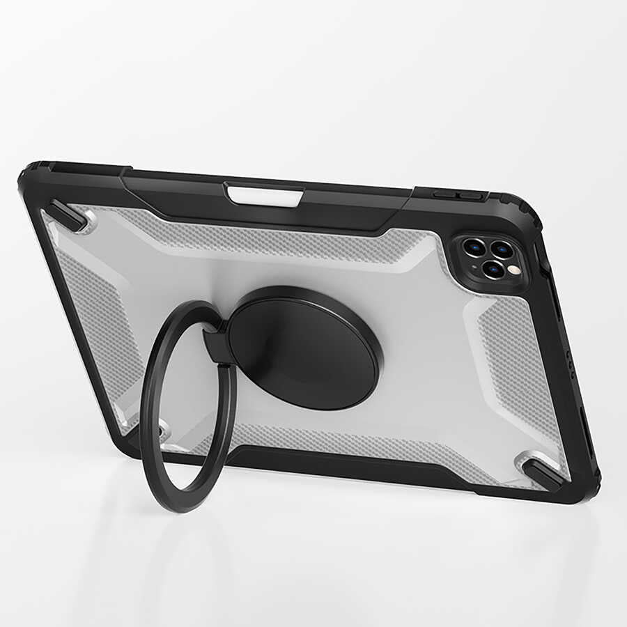 iPad Air 11 2024 Wiwu Mecha Dönebilen Standlı Tablet Kılıfı