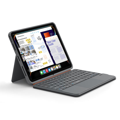 iPad Air 11 2024 Wiwu MK-005 Combo 3in1 Kalem Bölmeli Klavyeli Standlı Kılıf
