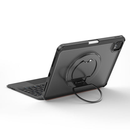 iPad Air 11 2024 Wiwu MK-007 Combo Pro Kalem Bölmeli Klavyeli Standlı Kılıf